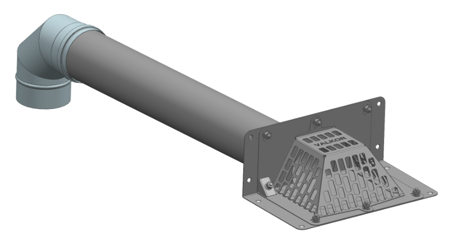 Парапетные воронки VALKOR™: обзор воронок для наружного водостока